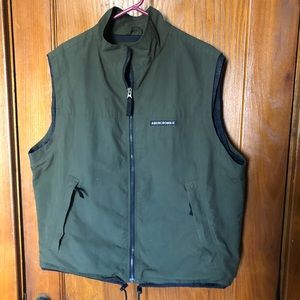 Abercrombie & Fitch Green Vest Large